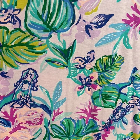 Lilly Pulitzer hardly worn mermaid print tank dress - Picture 3 of 5